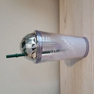 Rare Starbucks tumbler 2012 16oz. Dome lid with Straw. Frappuccino